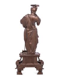A French Cast Metal Figure of Mars