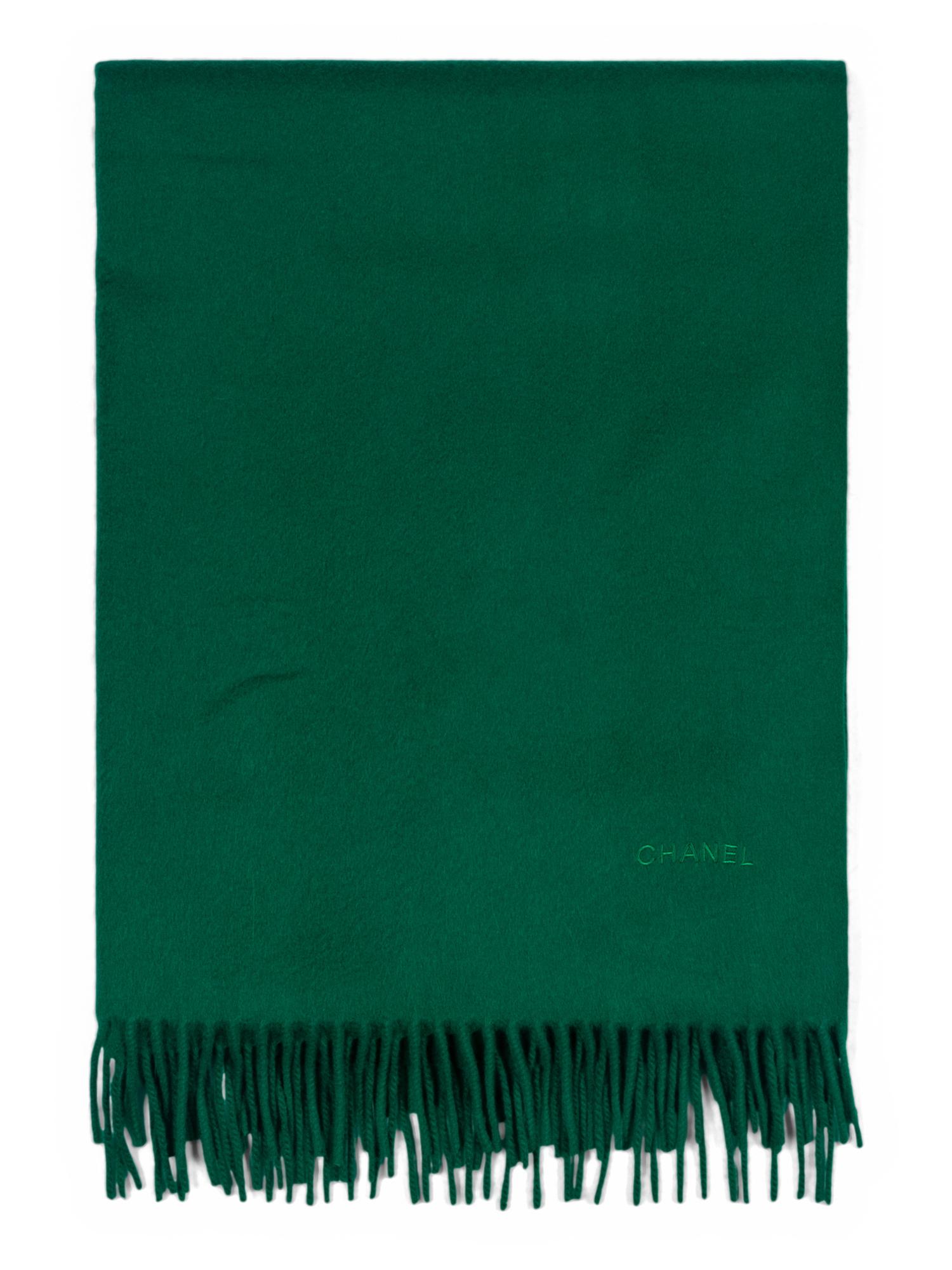 Two Chanel Cashmere Scarves