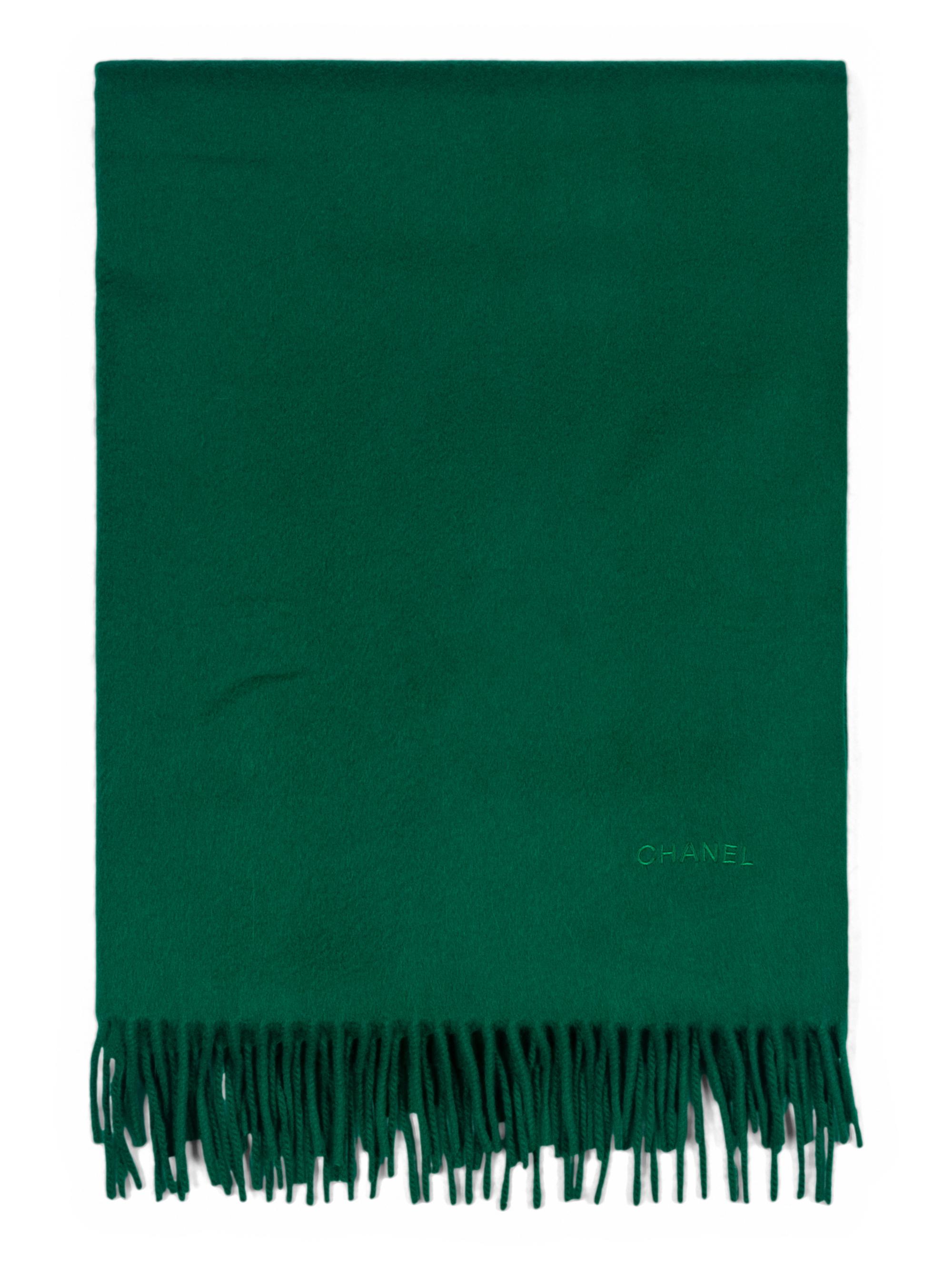 Two Chanel Cashmere Scarves