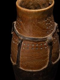A Turkana Wood and Hide Eburi