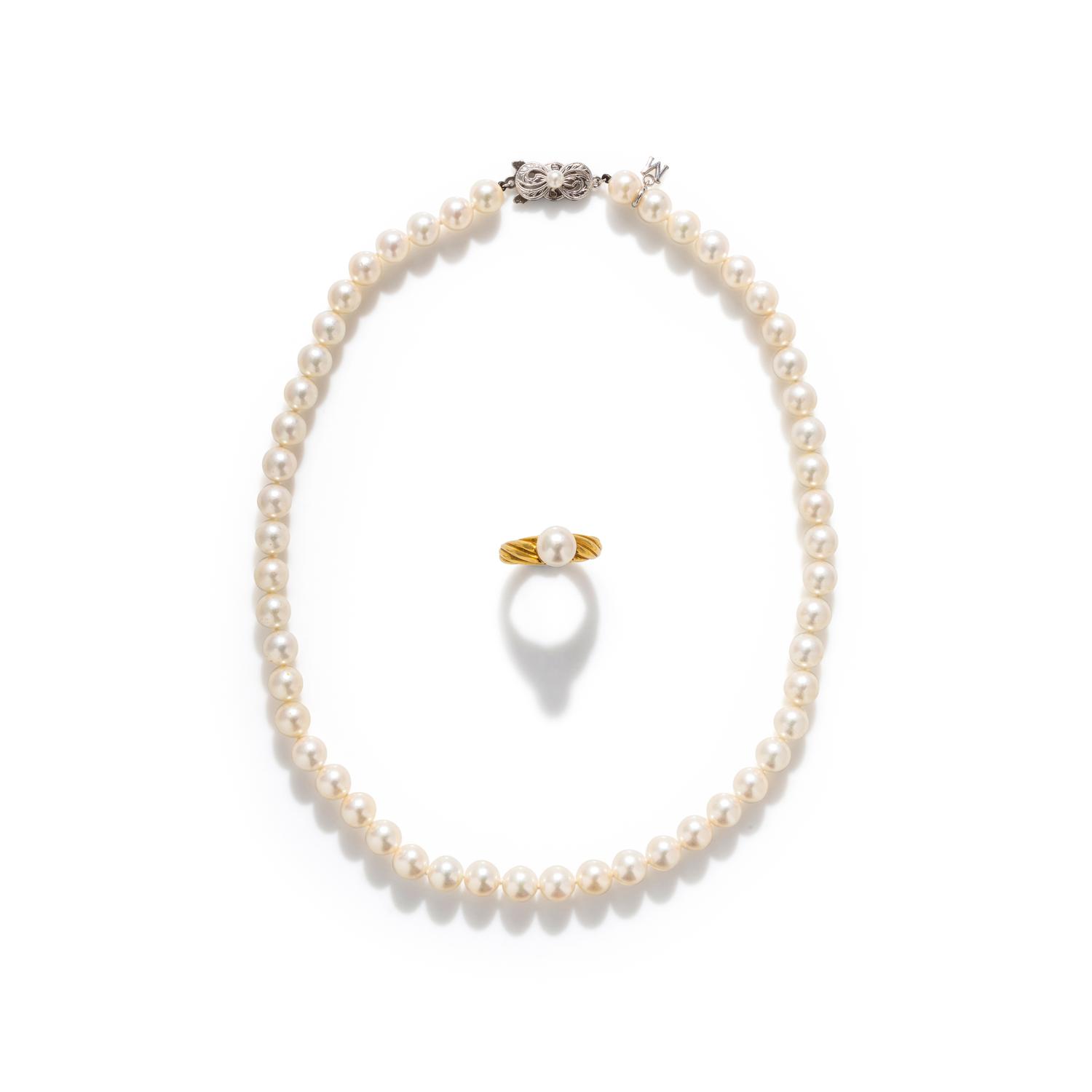 MIKIMOTO, COLLECTION OF CULTURED PEARL JEWELRY