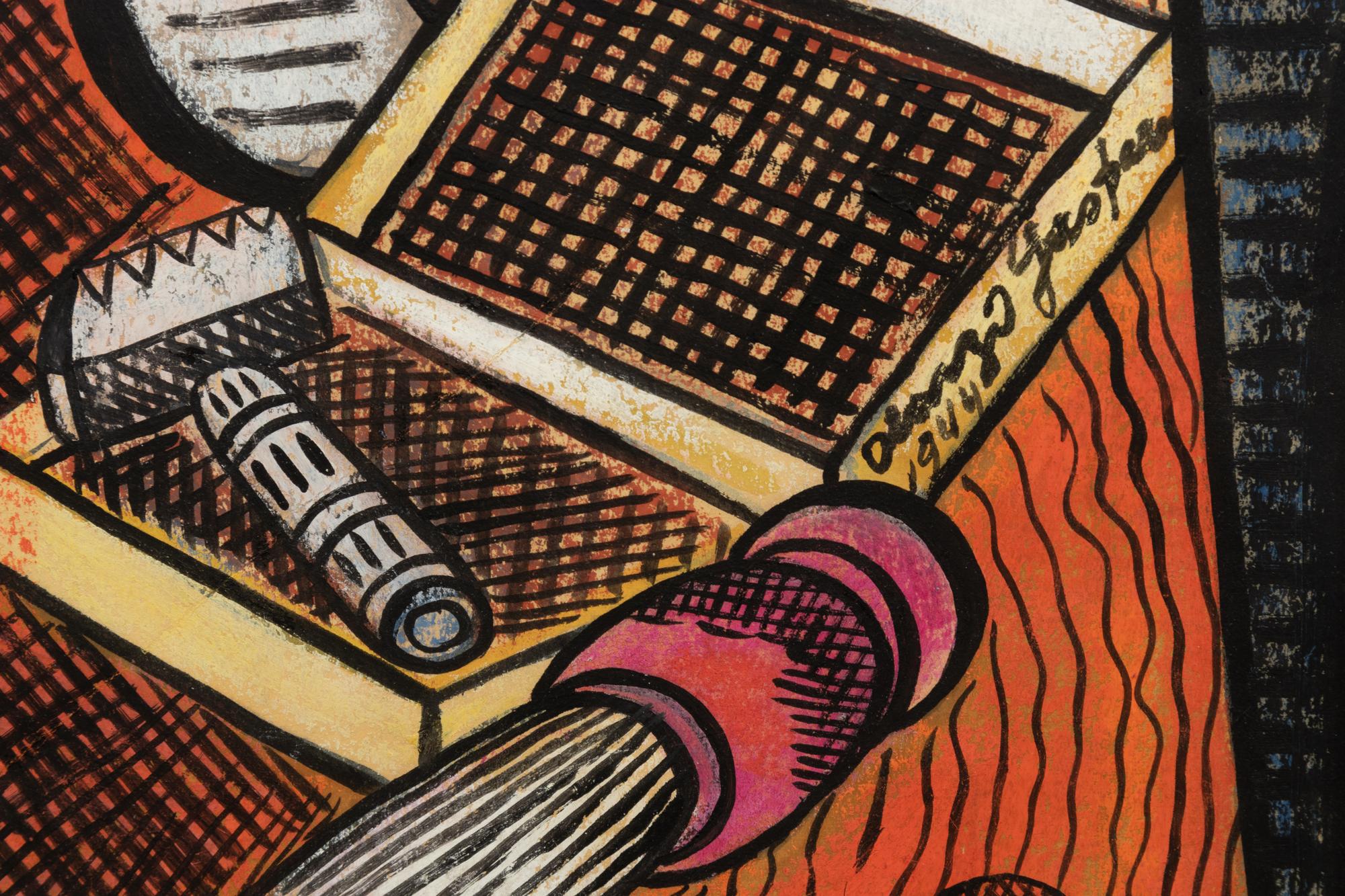Still Life with Shaving Utensils