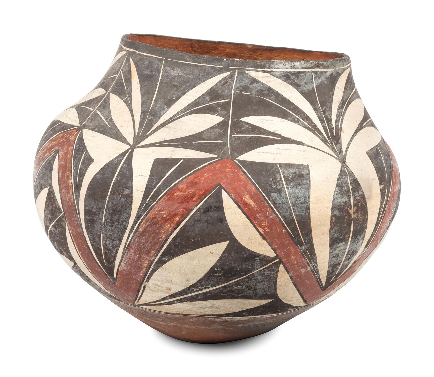 Acoma Polychrome Pottery Jar