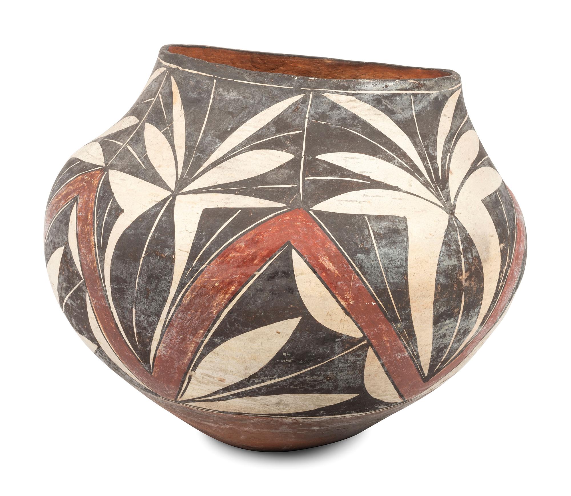 Acoma Polychrome Pottery Jar