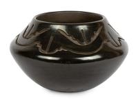 Blackware Pottery Jar