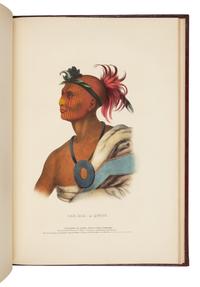 McKENNEY, Thomas L. (1785-1859) -- HALL, James (1793-1868). History of the Indian Tribes of North America. Philadelphia: Edward C. Biddle (vol. I); Daniel Rice and James G. Clarke (vol. II), 1836, 1842.