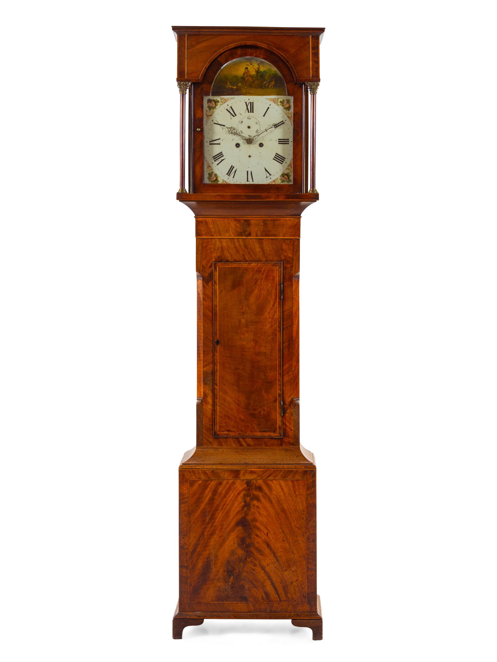 A Mahogany Tall Case Clock