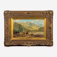 Thomas Sidney Cooper and Frederick Richard Lee (British, 1803-1902 and 1798-1879) Cattle in Summer Pasture, Snowdonia