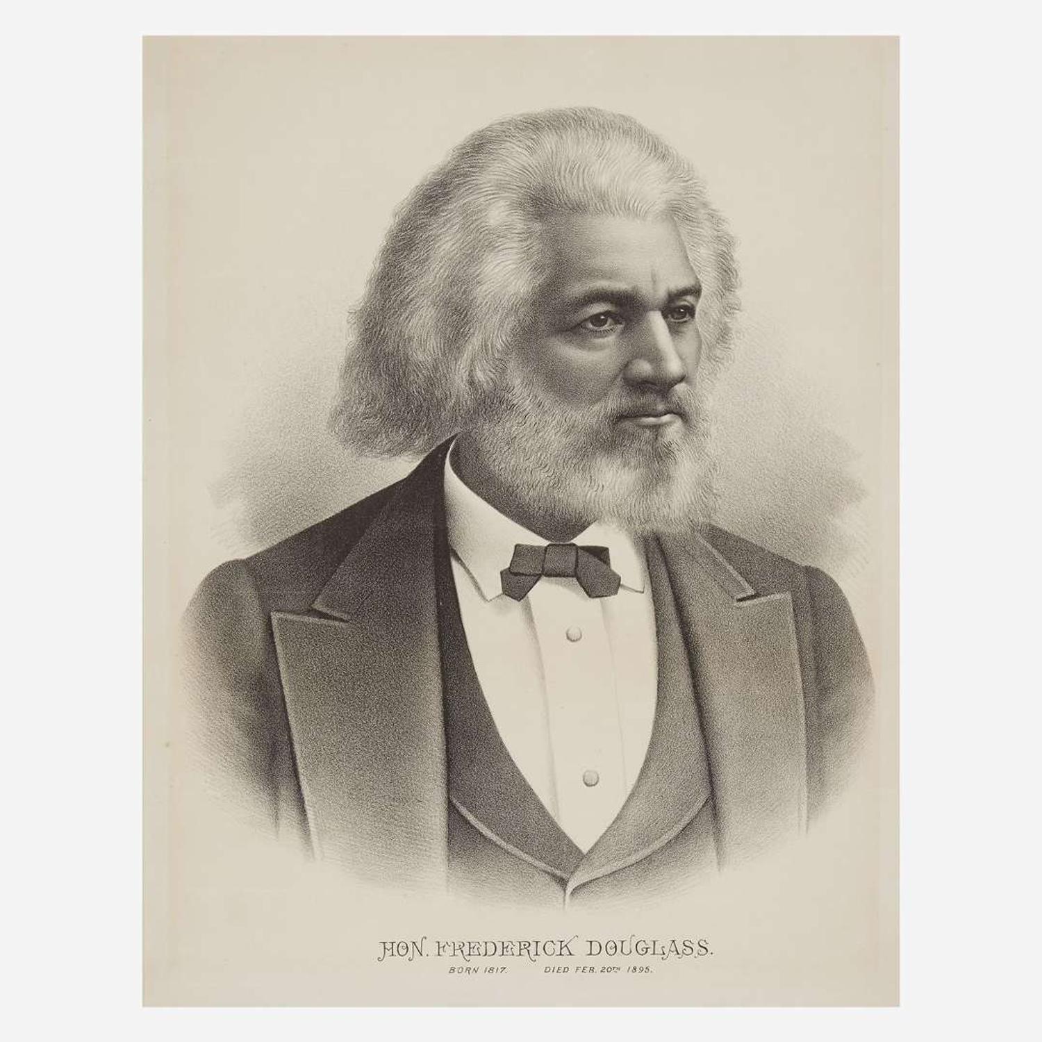 [African-Americana] [Douglass, Frederick] Lithographic Portrait