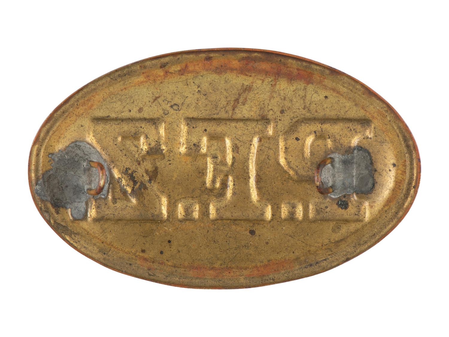 [CIVIL WAR]. Philadelphia Fire Zouaves box plate, ca 1867-73.