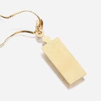 A collection of four gold necklaces