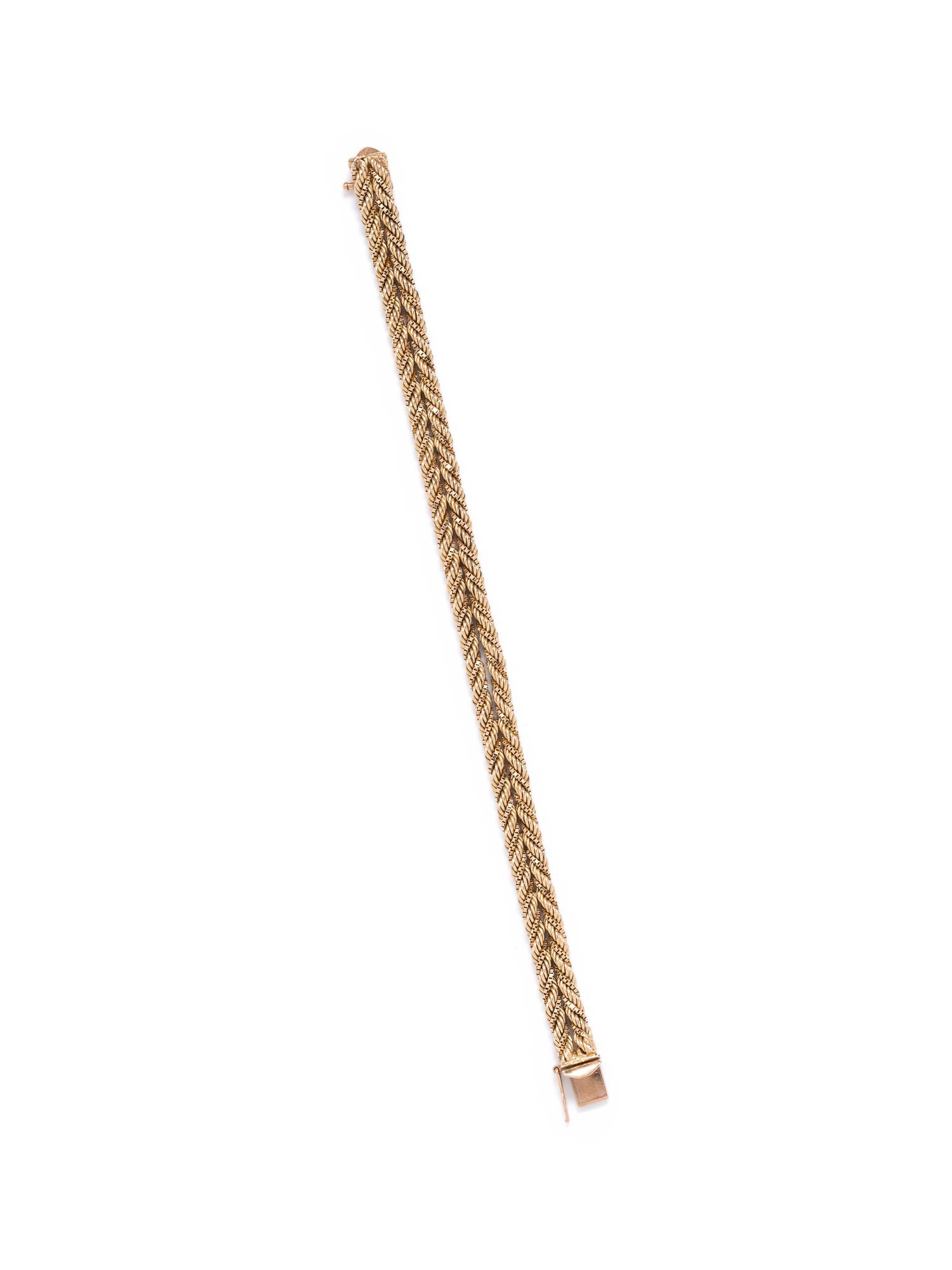 YELLOW GOLD BRACELET