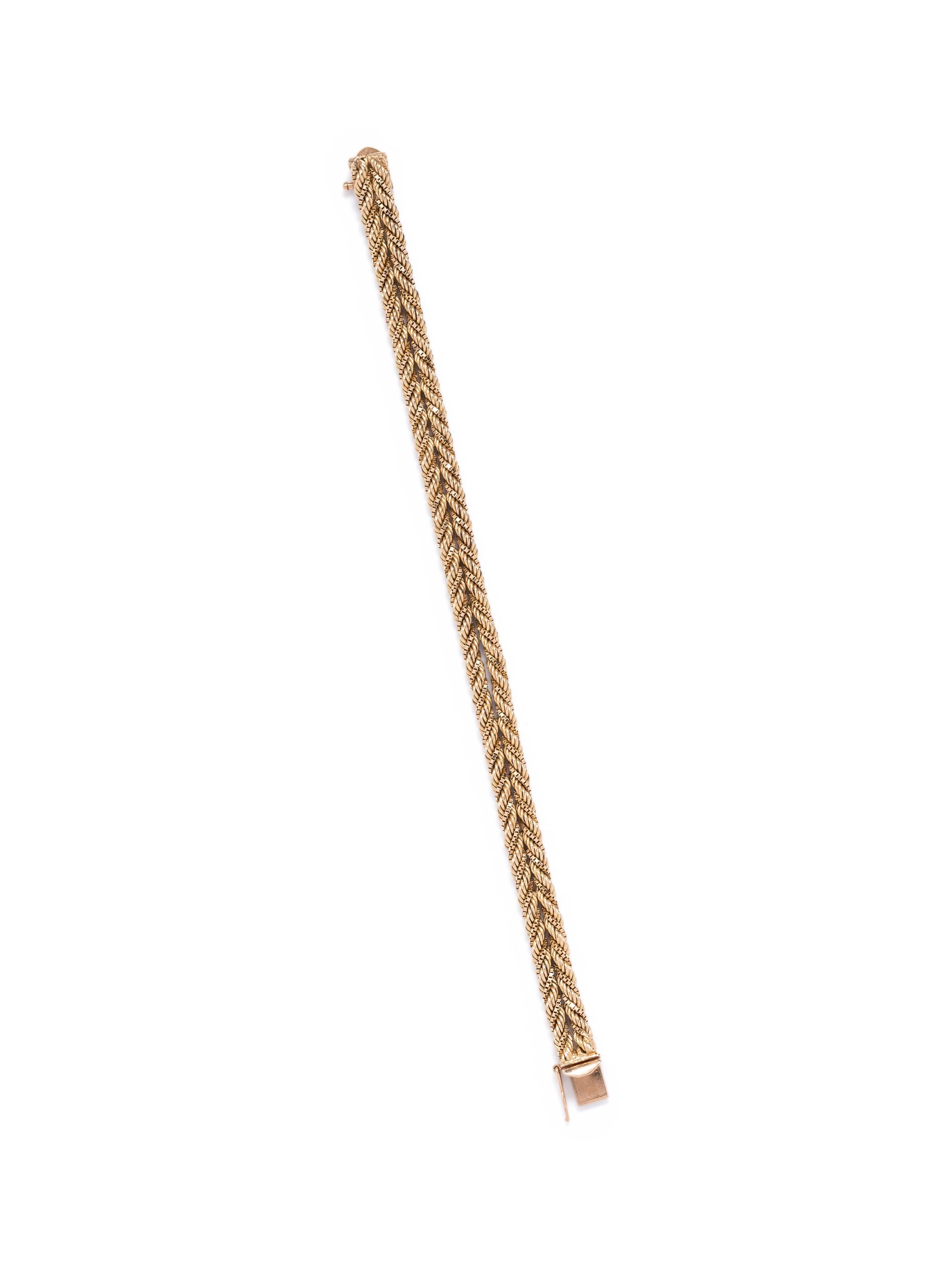 YELLOW GOLD BRACELET
