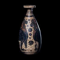 A Corinthian Black-Figured Alabastron