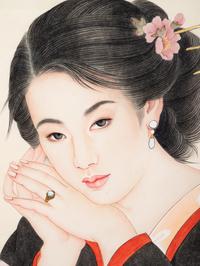 A Chinese Ink and Color Painting on Paper (20th Century)
