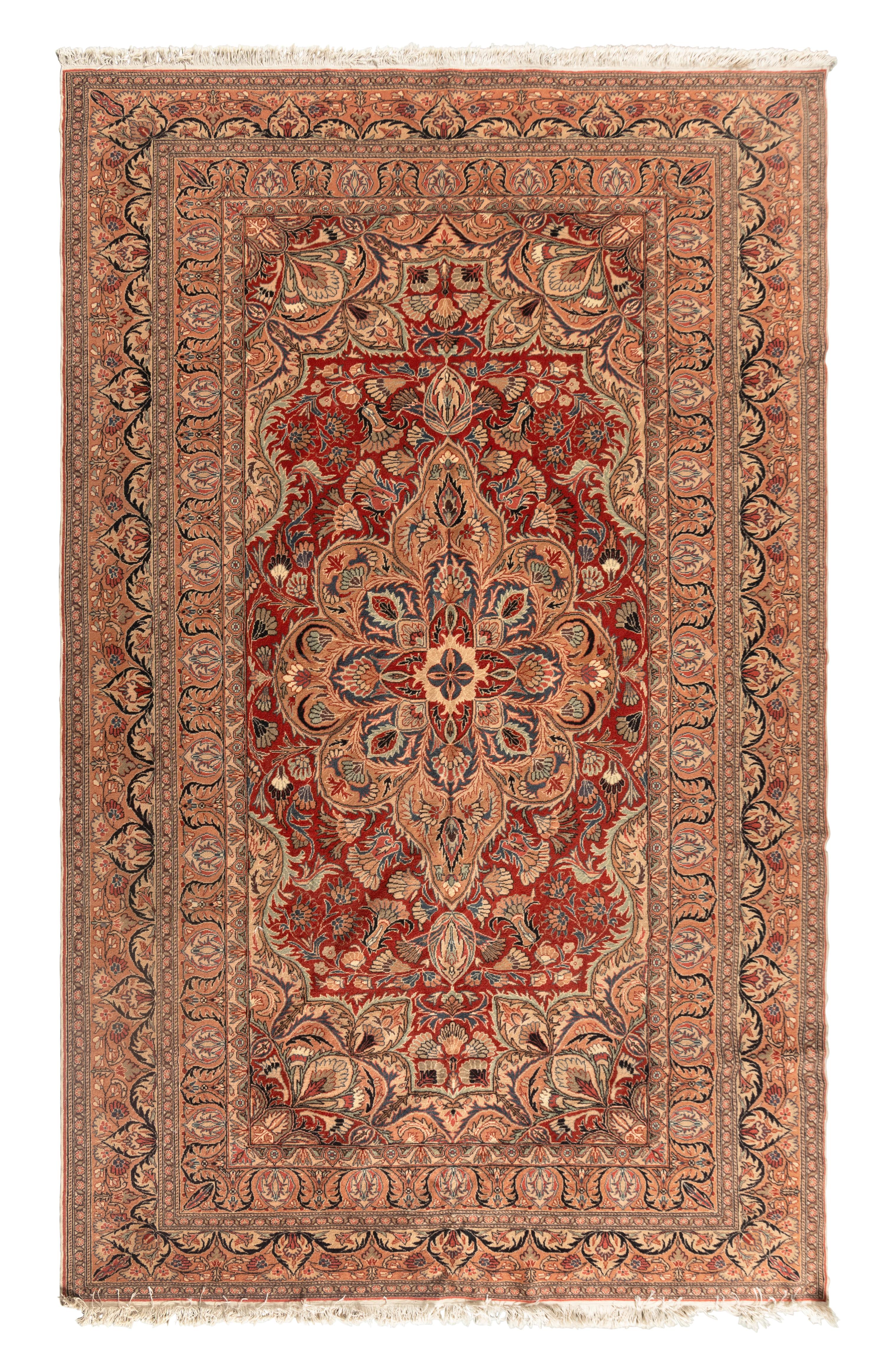An Indian or Qom Rug