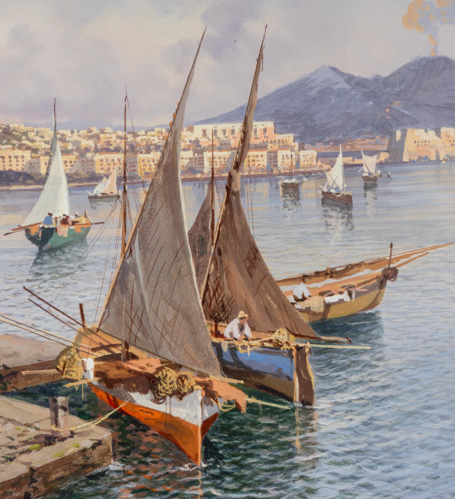 The Bay of Naples and Vesuvius