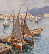 The Bay of Naples and Vesuvius