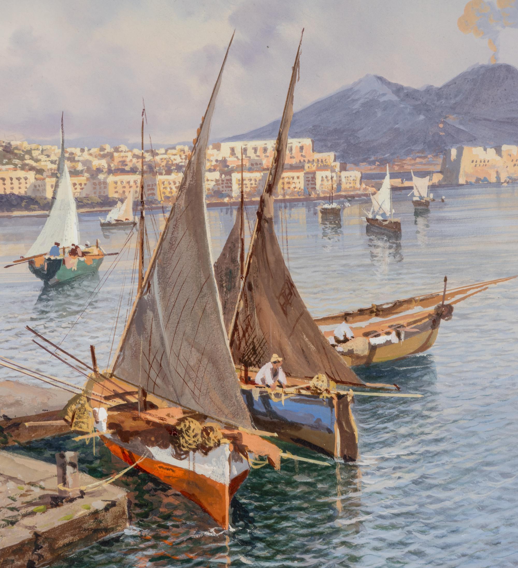 The Bay of Naples and Vesuvius
