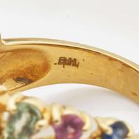 A Collection of Gold and Gemstone Rings