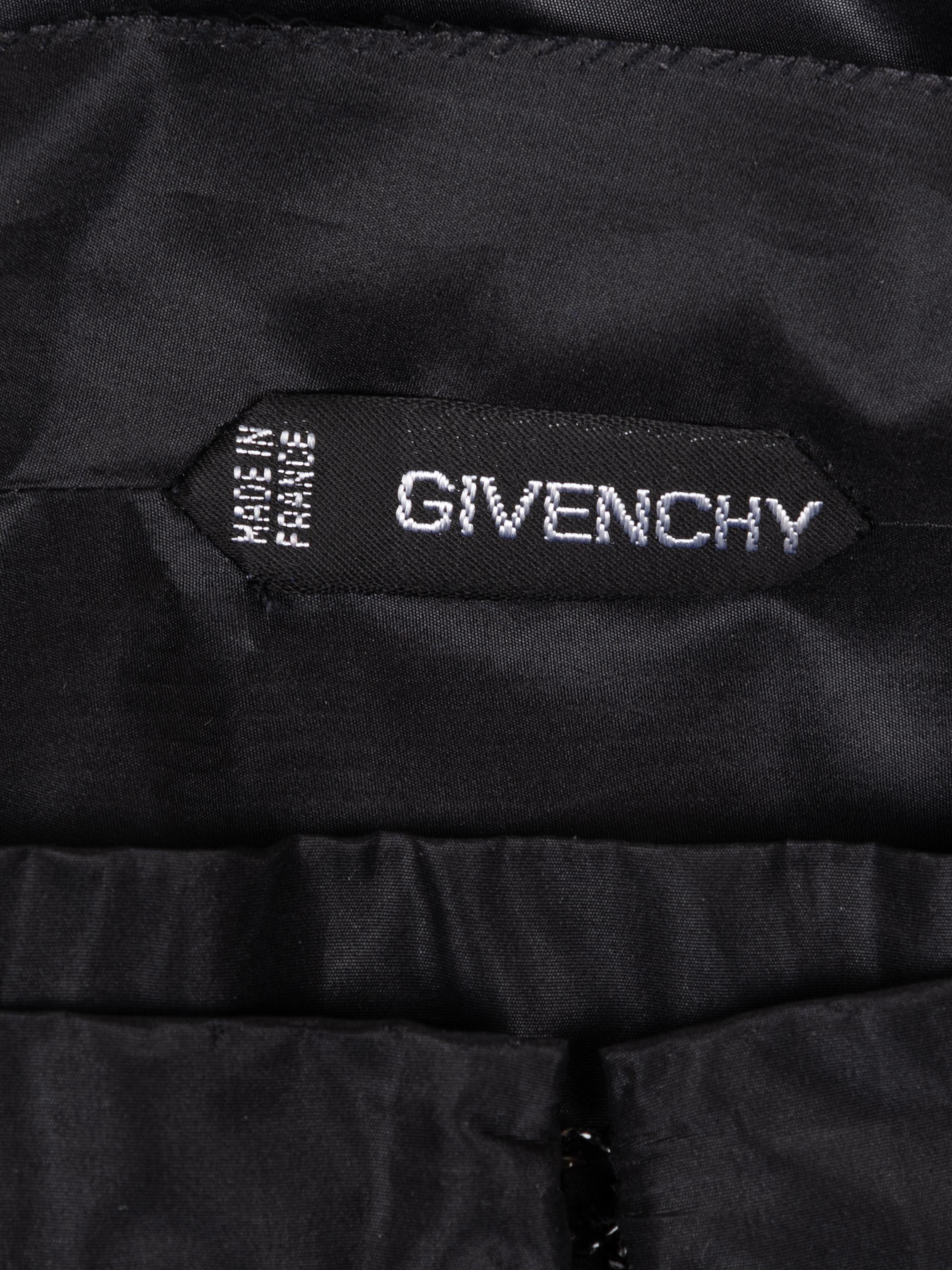 Givenchy Haute Couture Silk Moiré Shorts Set, 1980-90s
