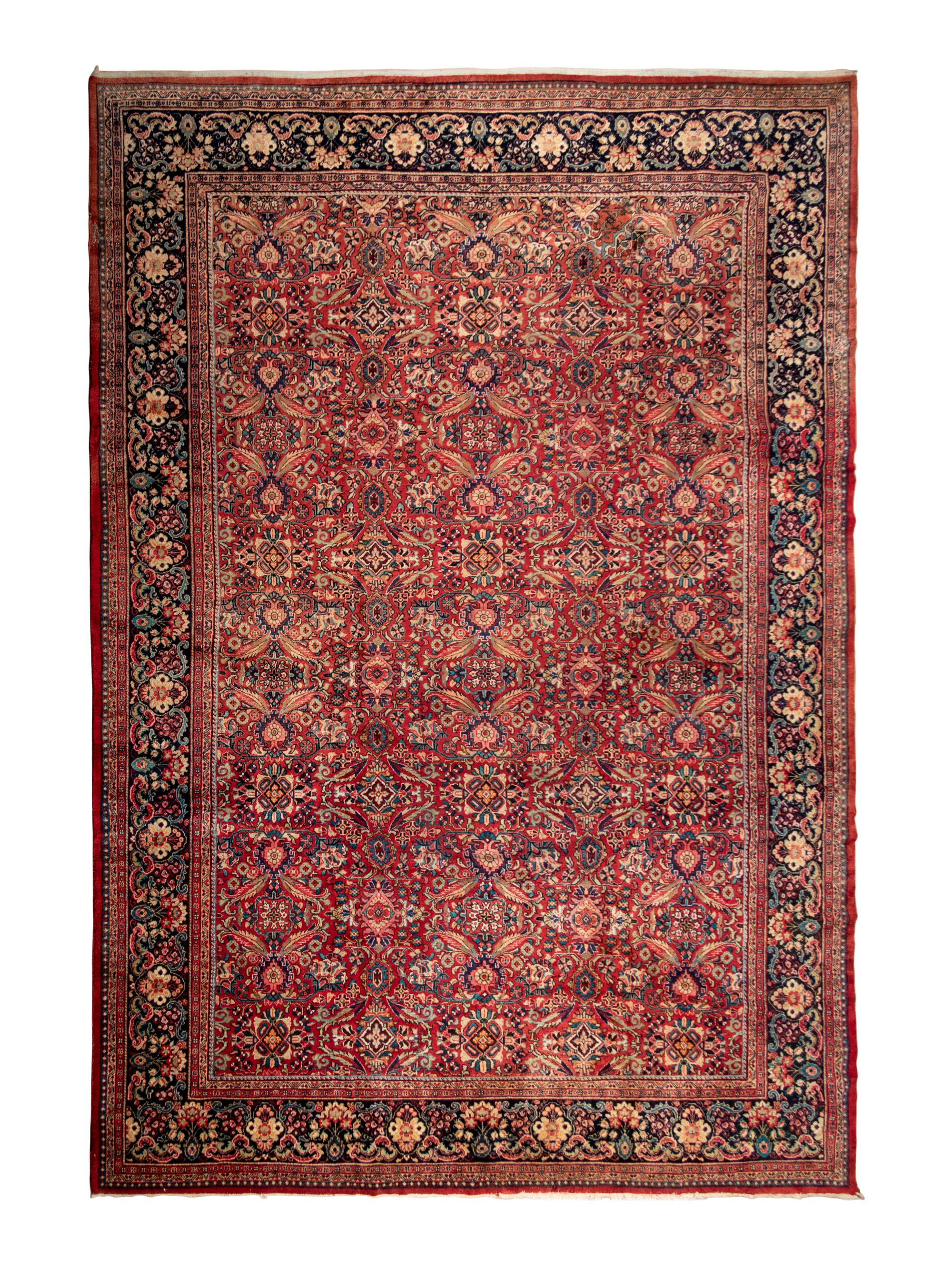 A Mahal Wool Rug