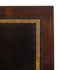 A Louis XVI Style Gilt Bronze Mounted Mahogany Bureau Plat