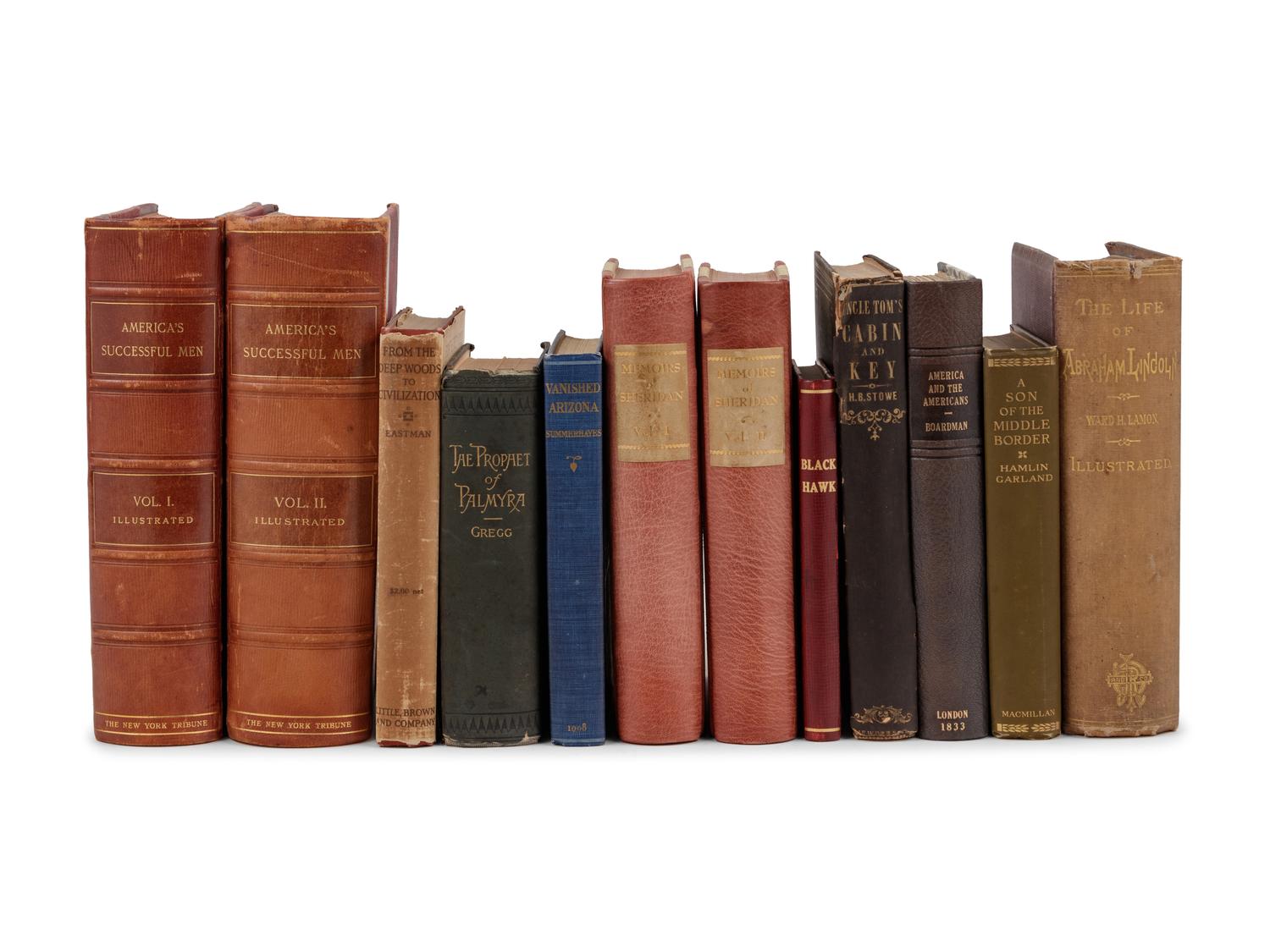 [AMERICANA]. A group of 10 works, including: