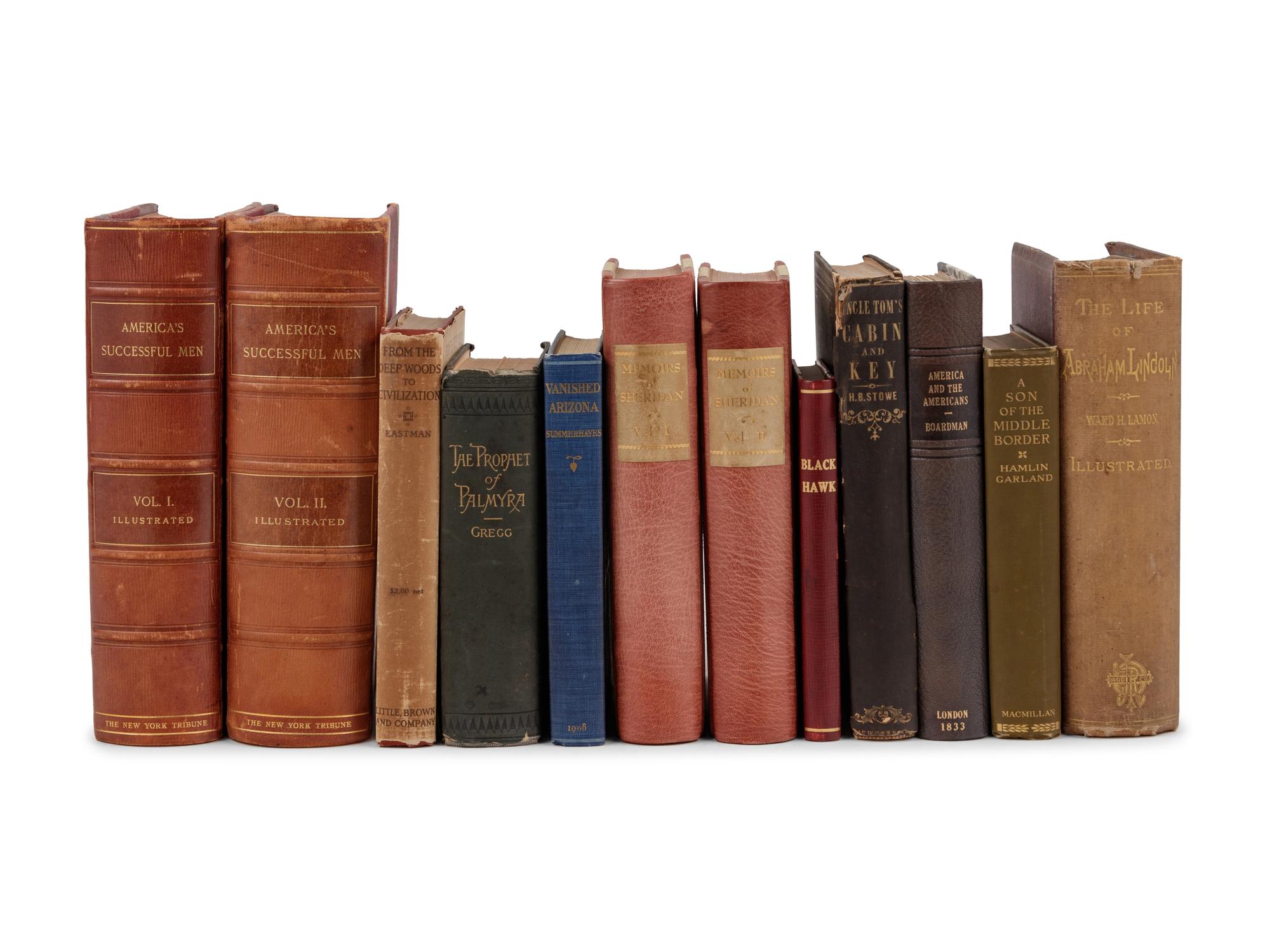 [AMERICANA]. A group of 10 works, including: