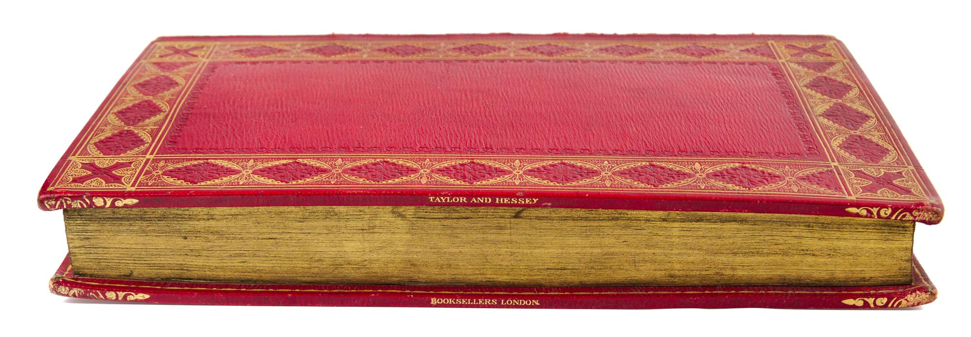 [FORE-EDGE PAINTING]. YOUNG, Edward (1683-1765). The Complaint: or, Night Thoughts. London: Chiswick Press for Taylor and Hessey, 1812.