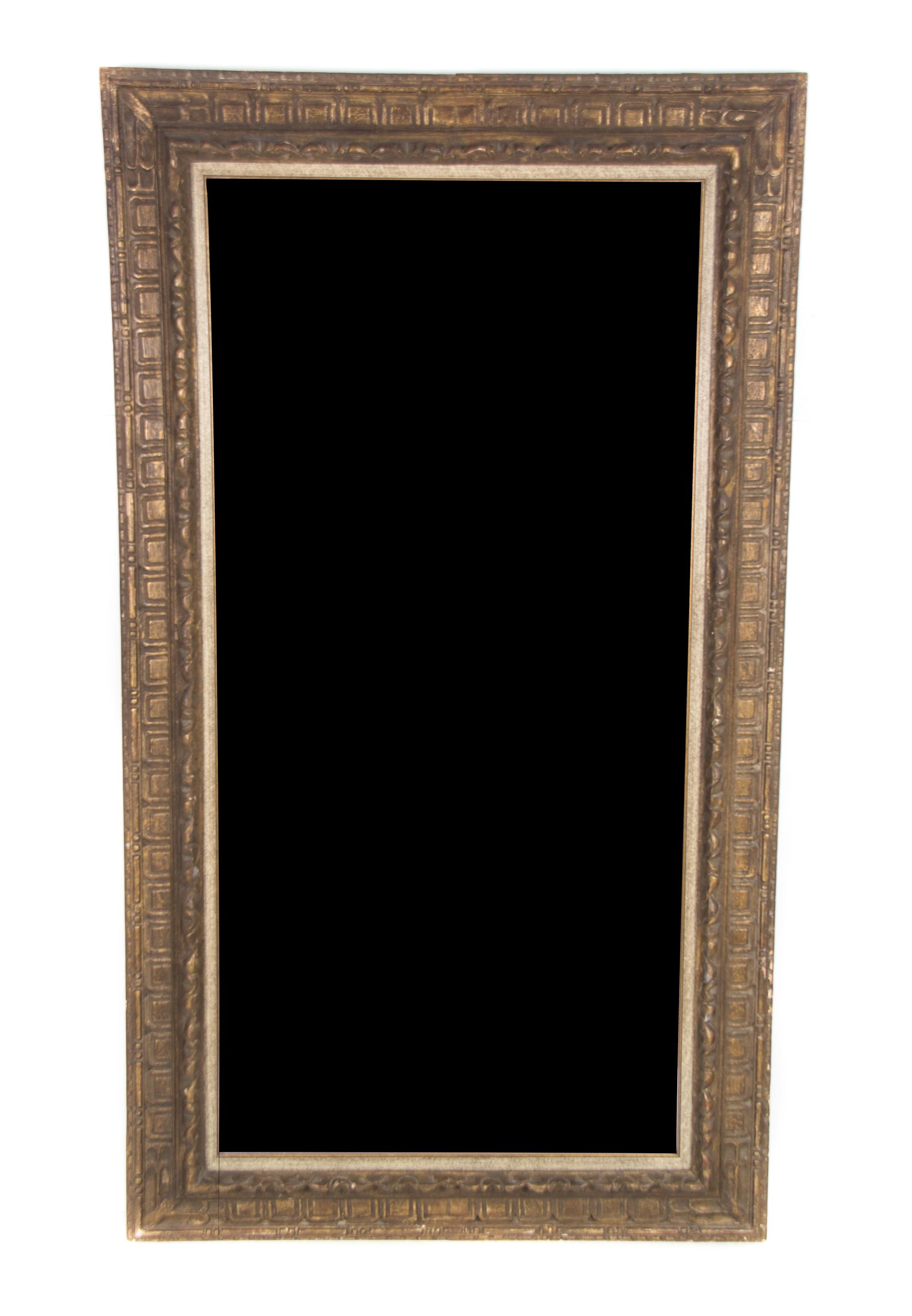 A Rectangular Gilt Framed Wall Mirror — 20TH CENTURY
