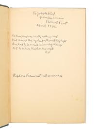 FROST, Robert (1874-1963). A Witness Tree. New York: Henry Holt & Company, 1942.