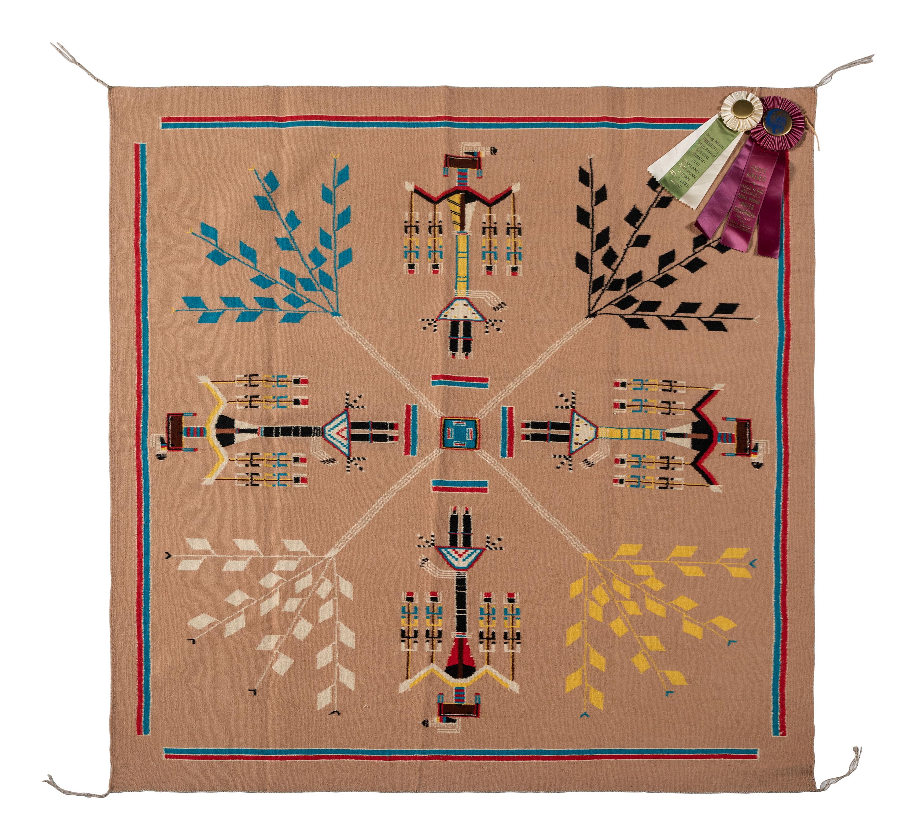 Award Winning Sandpainting Weaving / Rug