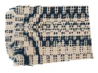 [CIVIL WAR]. Pieces of coverlet taken from Stonewall Jackson's house during the Civil War by Colonel E.W. Penny, 130th Indiana Infantry.