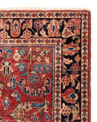 A Sarouk Mat and a Caucasian Mat
