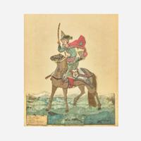 A set of six English dressed portraits of Eastern European military officers early 20th century