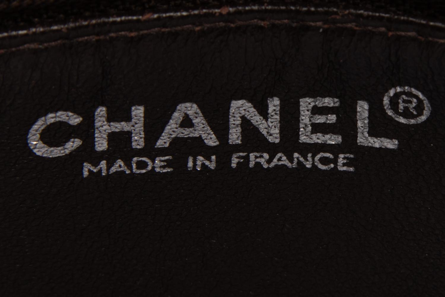 Chanel Medallion Tote in Brown Lambskin