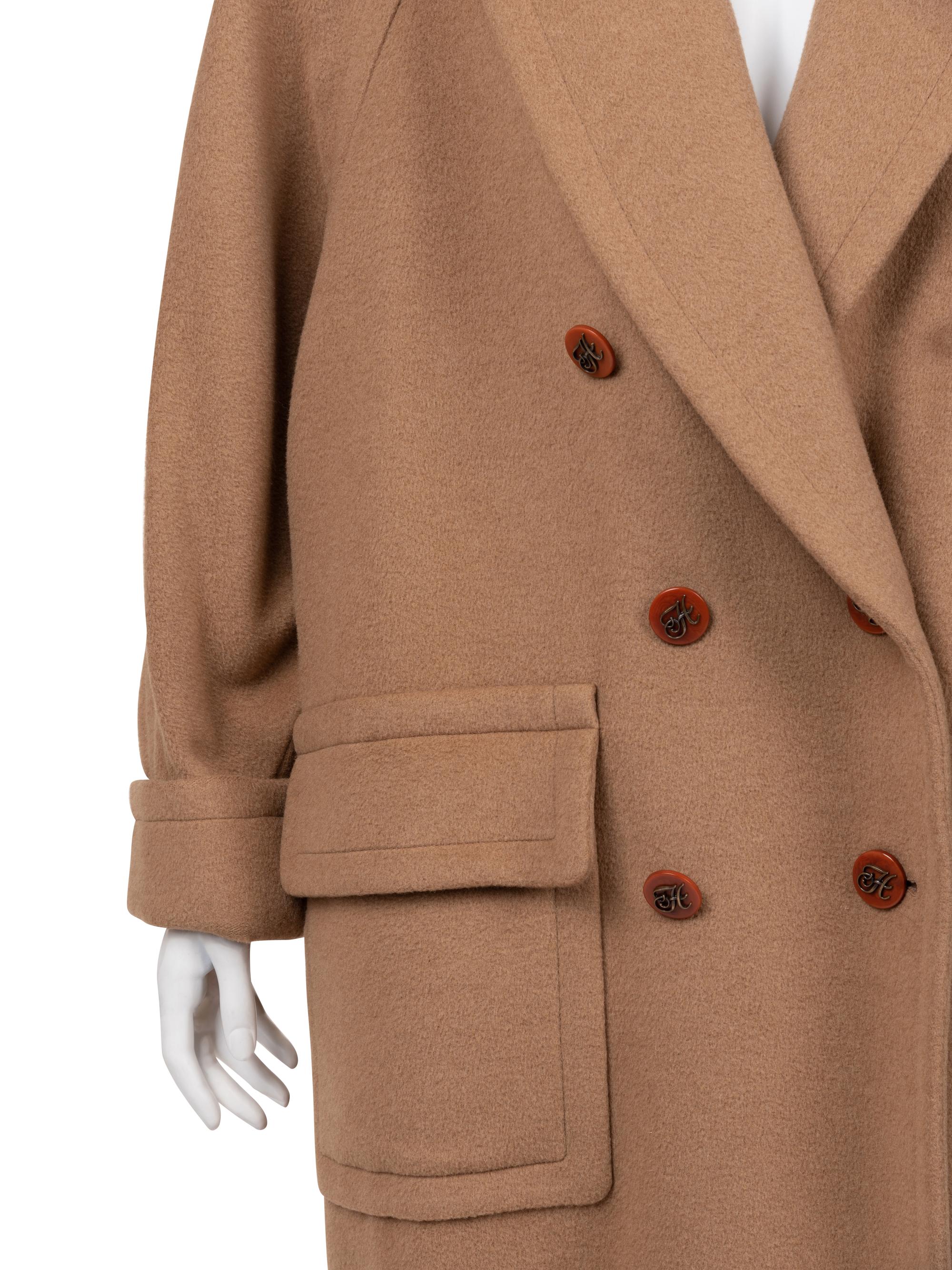 Two Hermès Cashmere Coats, 1980-2000s
