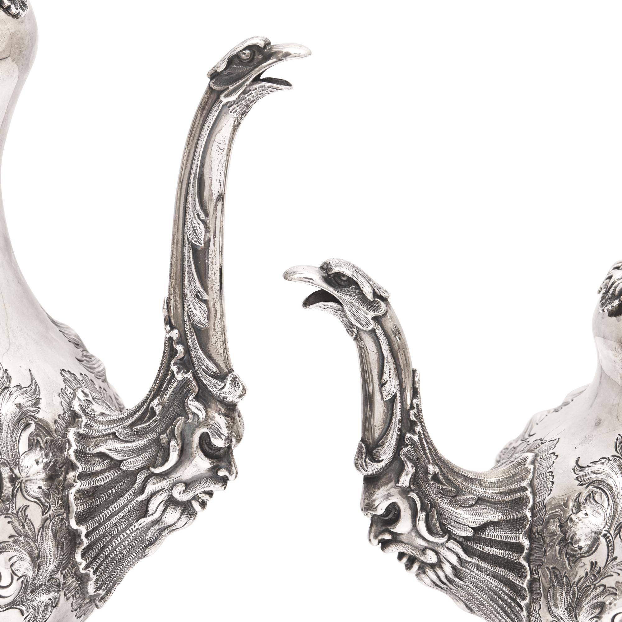 A Victorian Silver Four-Piece Tea and Coffee Service