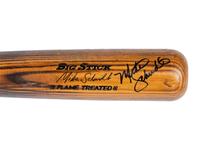 An Impressive Mike Schmidt 1982 Game Used and Signed Adirondack Bat (MEARS A9),