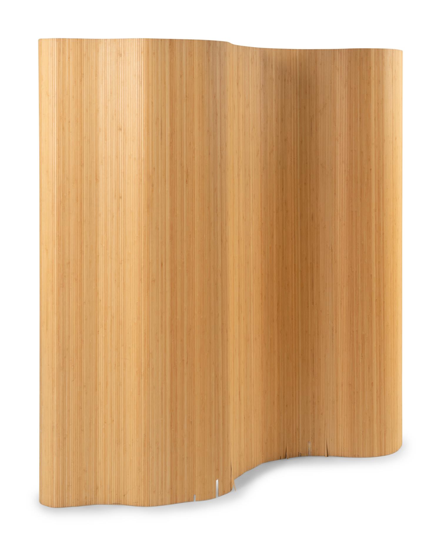A Modernist Bamboo Floor Screen in the Style of Charles and Ray Eames