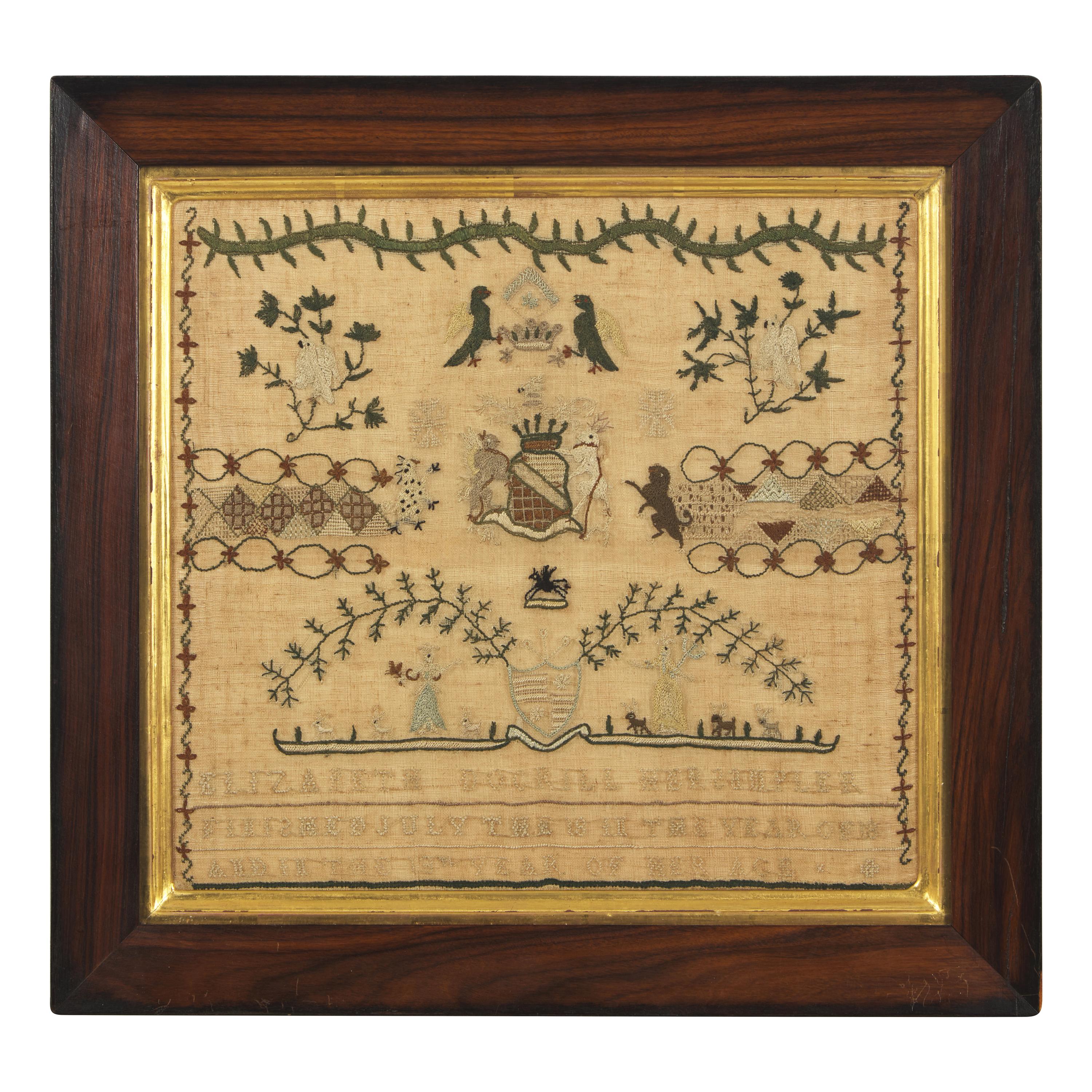 An English Needlework Sampler