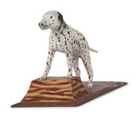 Four Folk Art Painted Wood Dog Figures