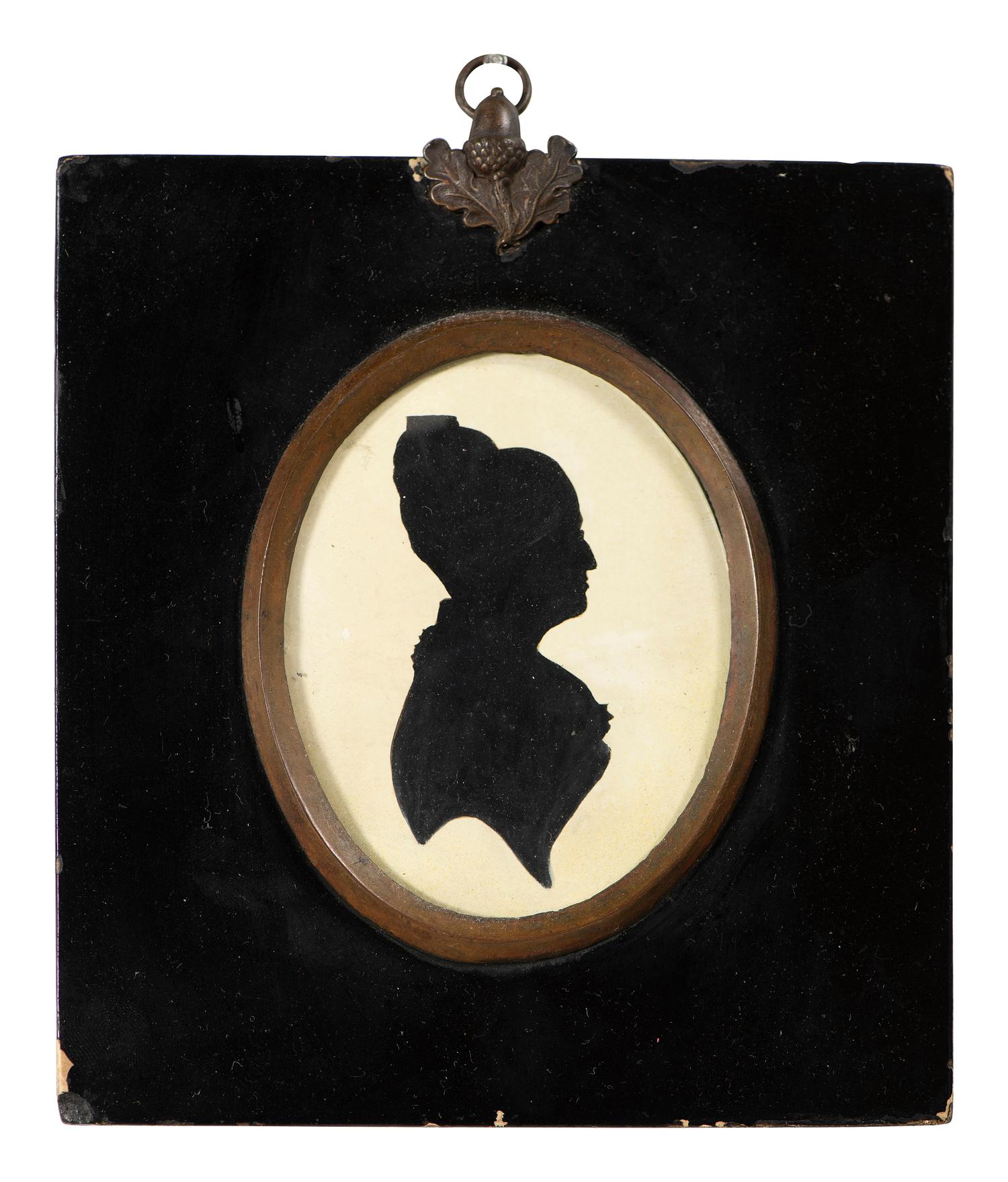 Five Silhouette Portraits of American Subjects