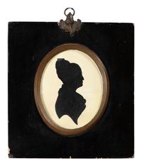 Five Silhouette Portraits of American Subjects