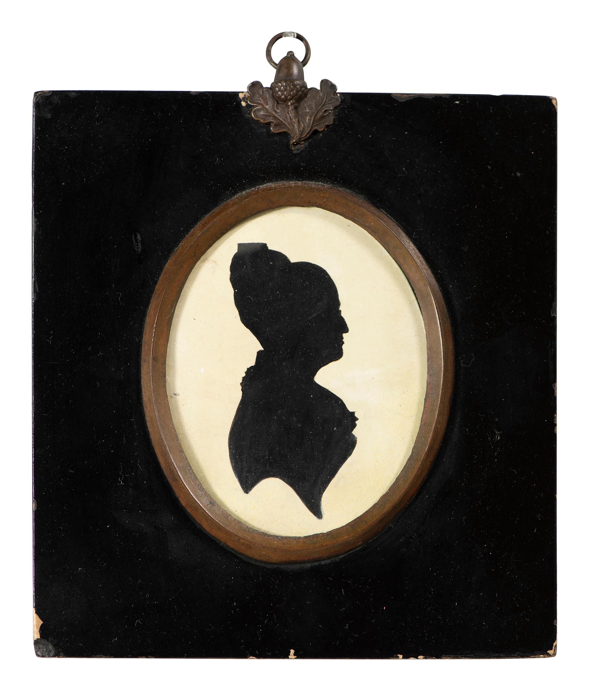 Five Silhouette Portraits of American Subjects