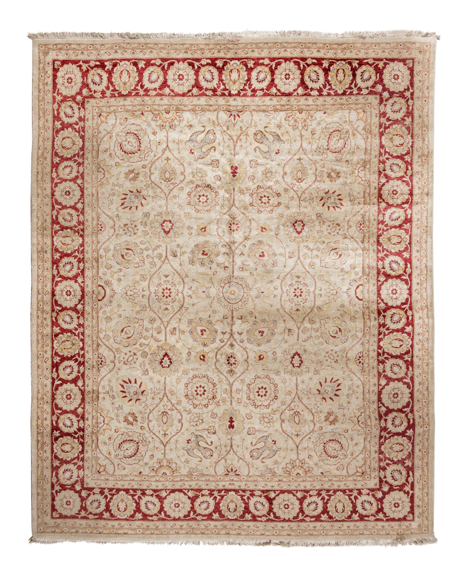 An Agra Style Wool Rug