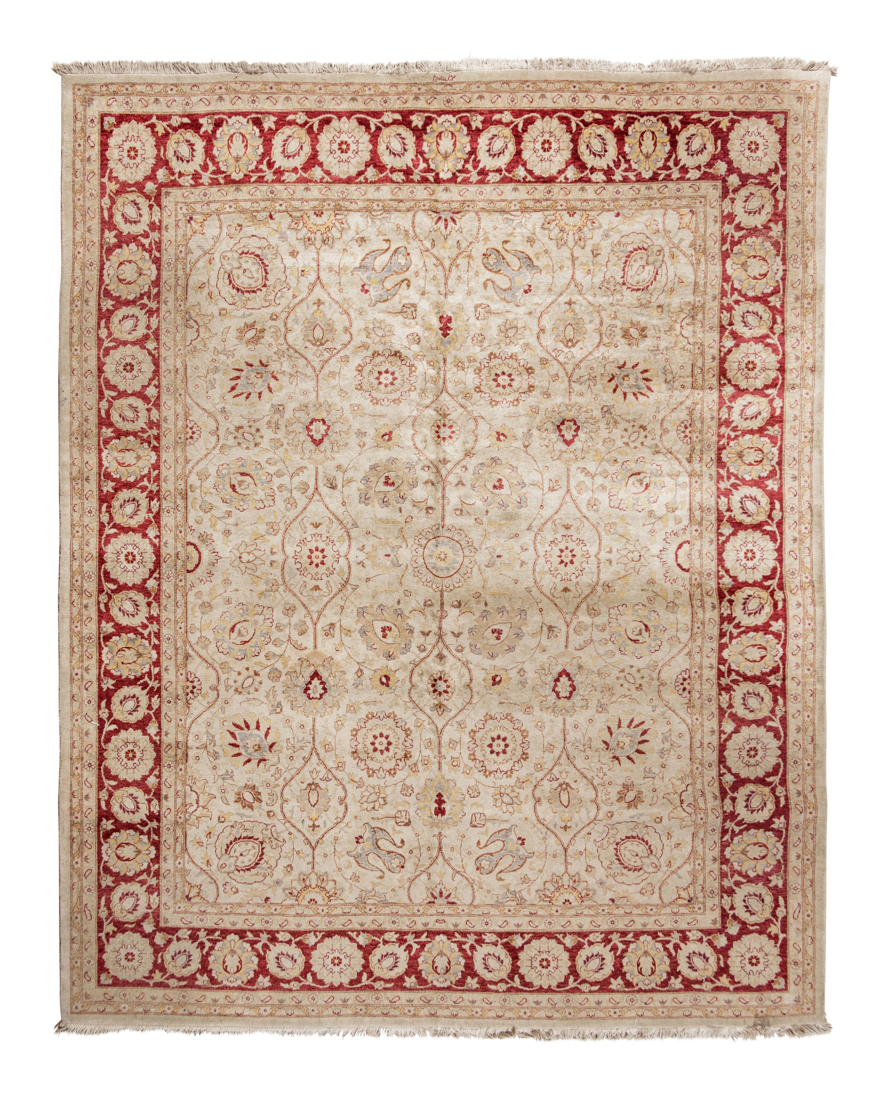 An Agra Style Wool Rug