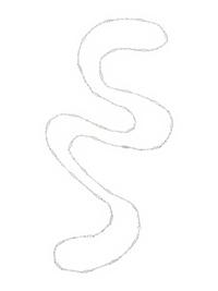 WHITE GOLD AND DIAMOND LONGCHAIN NECKLACE