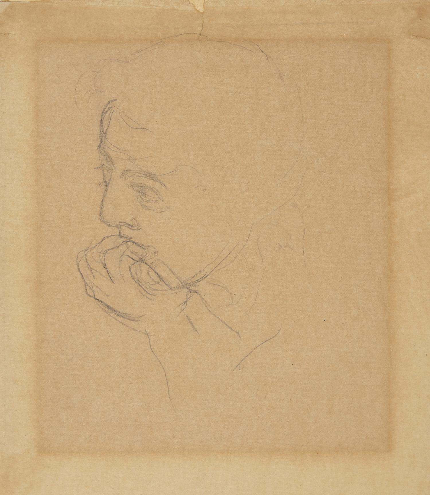 Diego Rivera (Mexican, 1886-1957) — The Pensive Man, 1927